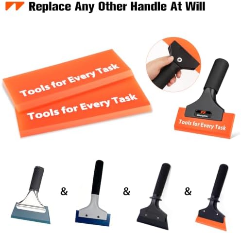 WRAPXPERT Rubber Squeegee 2 Pack, Window Tint Squeegee 5.1x 2 inch, - Image 2