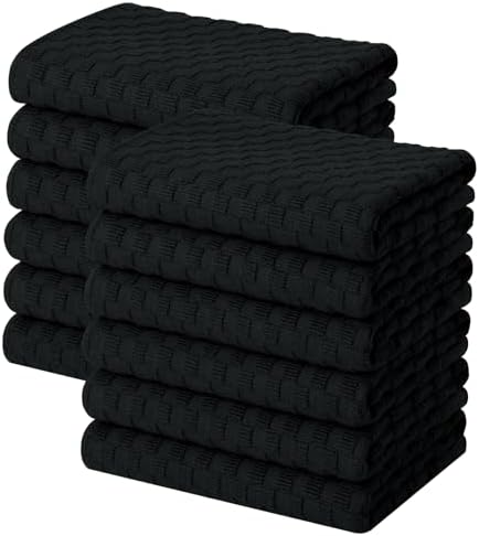 Homaxy 100% Cotton Terry Kitchen Towels by Homaxy