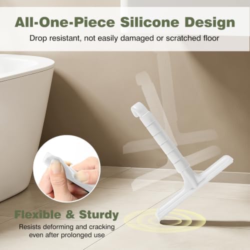 Roylvan Silicone Shower Squeegee, All-in-One Shower Squeegee - Image 2