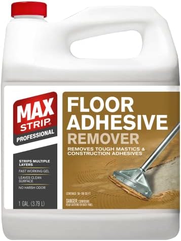 Max Strip Floor Adhesive Remover, Carpet & Mastic Glue Stripper, 1 Gal by MaxStrip