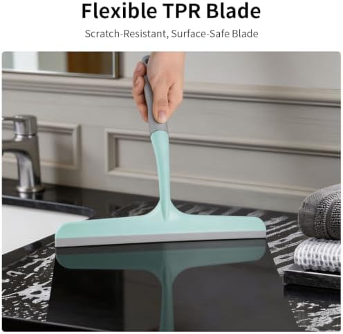 Silicone Squeegee for Shower, and Mirror-Flexible Household Cleaning Tool for - Image 2