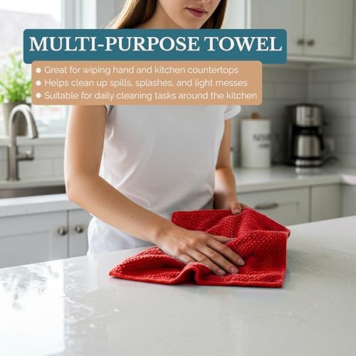 Casa Platino Kitchen Towel Set 8 Pc - Image 4
