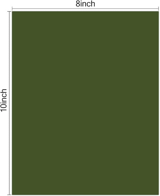 Golden State Art, 8x10 Matboard Mat Board Blanks - Assortment Color Uncut Mats for DIY Projects, Presentation Boards, Art Crafts (20 Pack)