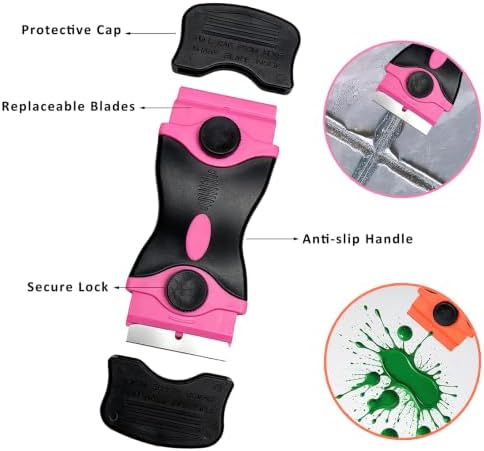 Razor Blade Scraper Tool Cleaning 8 Pack - - Image 5