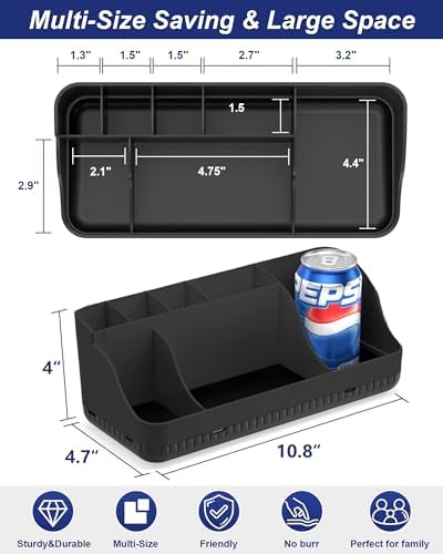 Bathroom Counter Organizer and Storage, 7 Slots Detachable Toothbrush Holders - Image 3