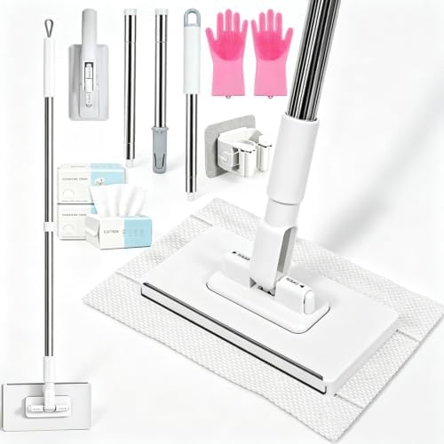 2027 Upgrade Hands Free Multi Purpose Flat Mop, The Zero Touch Mini Mop by Unknown