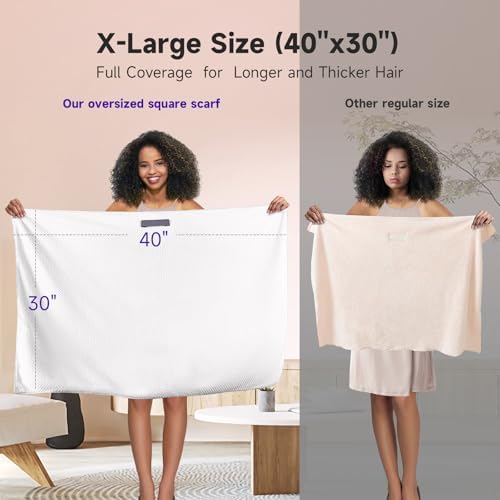 Umisleep Extra Large Microfiber Hair Towel, Ultra Absorbent - Image 6