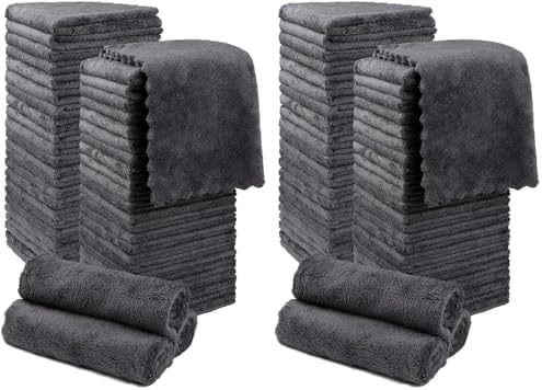 Orighty Washcloths 96 Pack, Ultra Soft Face Cloths 12 x 12 inch, Absorbent & by AllRightinOrighty