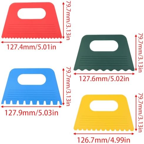 7 Piece Plastic Paint Scraper Set - Image 5