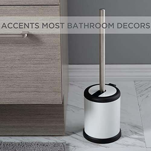 Bath Bliss Toilet Brush and Holder | Self Closing Lid | 360 Degree Brush Head | - Image 3