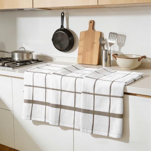 Homaxy Terry Stripe Kitchen Towels 18"x28", 6 Pack - Image 6