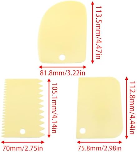 7 Pack Plastic Paint Scraper Set - Image 5