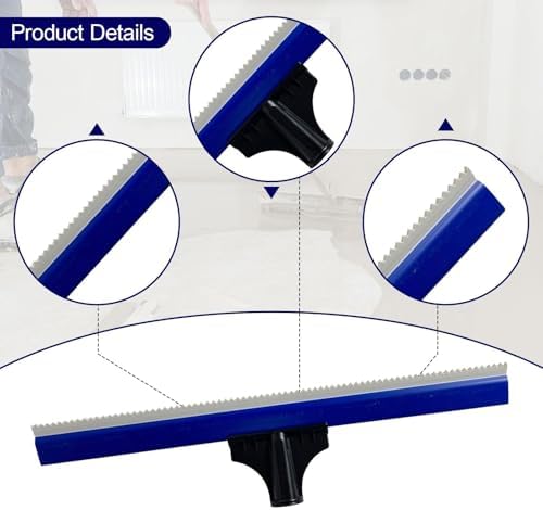 Generic Squeegee for Epoxy Floor Notched Serrated Flat Soft Rubber Rake Cement - Image 7