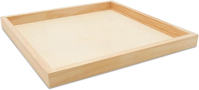 Wood Canvas Panel Cradled 10 x 10 inch, Shadow Box, & Tray Crafts, by by Woodpeckers