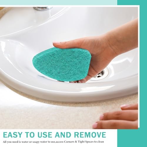Baderke 4 Pcs Tub Tile Scrubber Cleaning Brush Pad - Image 6