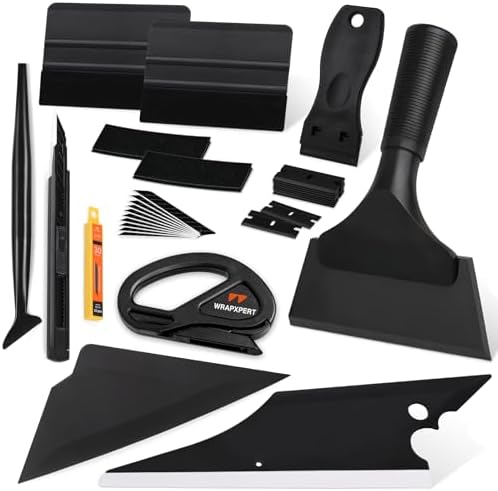 WRAPXPERT Window Tint Kit 15 PCS Vinyl Wrap Tools Kit Vehicle Glass Protective by WRAPXPERT