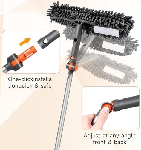 Chabatree Window Squeegee Cleaner Set 2-in-1 Window Cleaning Tool - Image 3