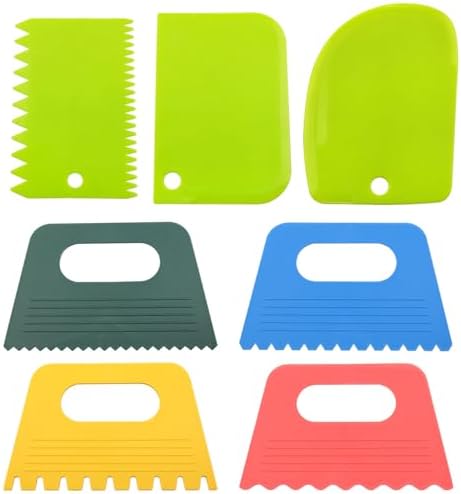 7 Piece Plastic Paint Scraper Tool Set by Unknown
