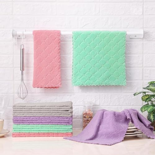 Homaxy 24 Pack Super Soft Absorbent Dish Towels - Image 6