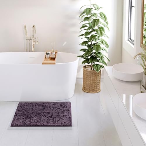 Hearth & Harbor Bathroom Rugs, Chenille Bath Mat - Image 4