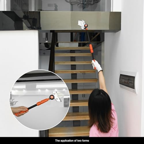 EHDIS Retractable Razor Blade Scraper Long Handle Heavy Duty Floor Scraper - Image 4
