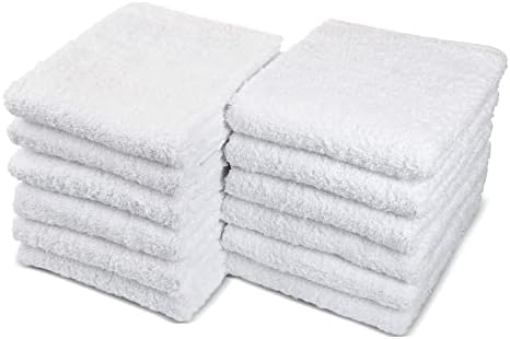 100% Cotton Chamois Cleaning Towels, 120 Pack by GrokoTextiles