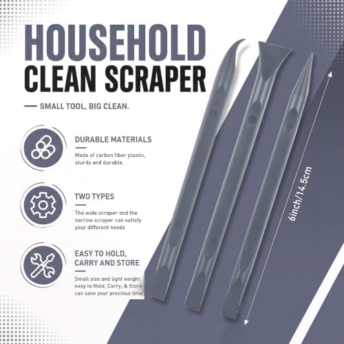 Honoson 9 Pcs Cleaning Scraper Tool Detailing Picks Non Scratch - Image 3
