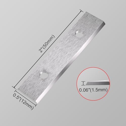 LU&MN Carbide Scraper Replacement Blades, 100 Pieces - Image 2