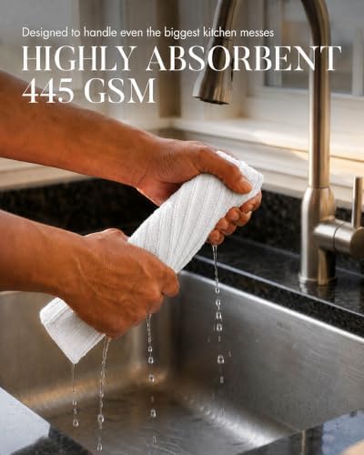 Bumble Dish Cloths, 100% Cotton Kitchen Towels - Image 4