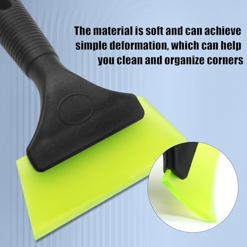 2 Pcs 5 Inch Green Car Window Squeegee Silicone - Image 4