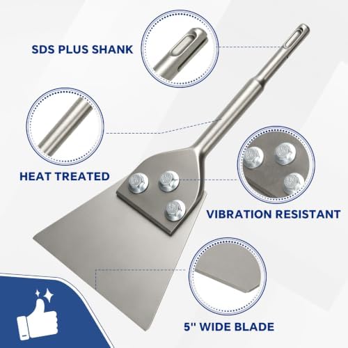 5"x11" SDS Plus Floor Scraper Kit - Image 4