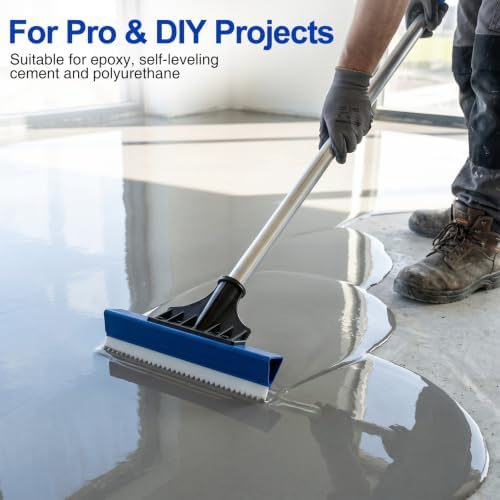2 Pack Epoxy Floor Squeegees Notched Squeegee - Image 5