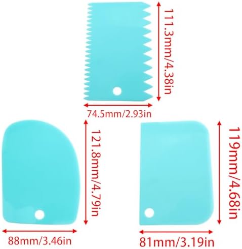 7 Piece Plastic Paint Scraper Set - Image 4