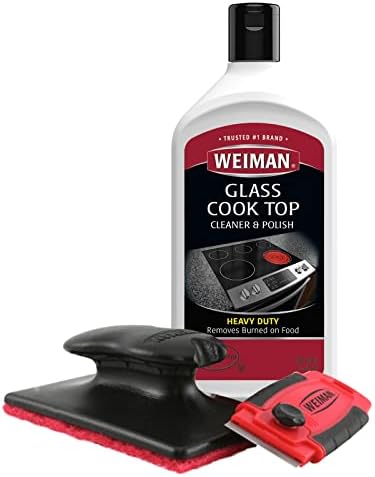 Weiman Glass & Ceramic Cooktop, Stove Top & Oven Cleaner Kit by Weiman