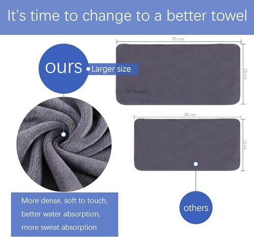 Microfiber Gym Towels Bigger Size Super Soft - Image 5