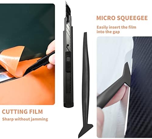 Gomake Vehicle Vinyl Wrap Window Tint Film Tool Kit Include 4 Inch Felt Squeegee - Image 2