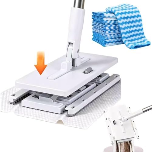 Magic Grip Mini Mop, Snap Grip No-Touch Lazy Mop by Unknown
