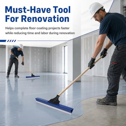 2 Pack 16-Inch Epoxy Squeegee, Lightweight Floor Squeegees - Image 3