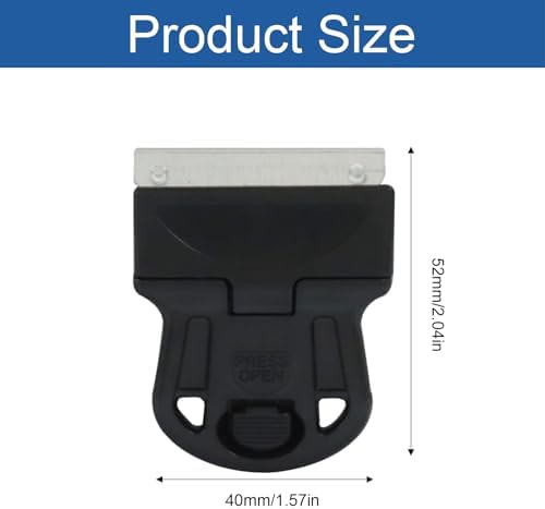 4 Pack Mini Plastic Razor Blade Scraper - Image 2
