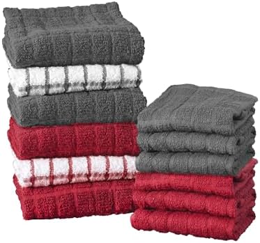 Ritz Premium Kitchen Towel and Dish Cloth Value Set: Highly Absorbent, Super by RITZ