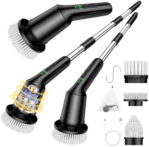 Electric Spin Scrubber for Bathroom, Shower Scrubber by CTMAST