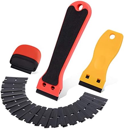 FOSHIO Plastic Razor Blades 200PCS Double Edged 1.5 Inch Suit - Image 2