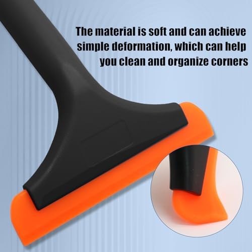 1Pc 6 Inch Black Car Window Squeegee Silicone - Image 4