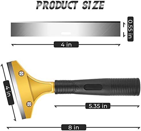 DIYSELF Razor Blade Scraper, Heavy Duty Tile Scraper - Image 2