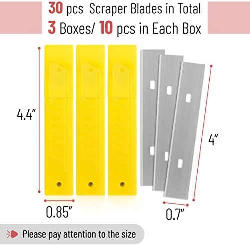 Bates- Replacement Scraper Blades, 4 Inch, Scraper Blades, Floor Scrapper Blade - Image 2