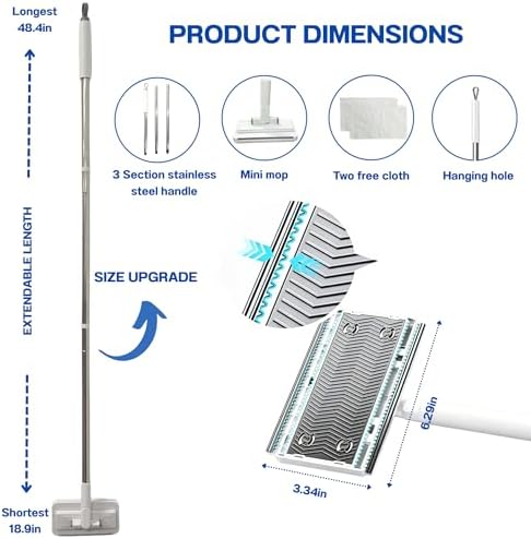 Multi-Purpose Mini Dust Mop, Small & Lightweight House Cleaning Essential - Image 5