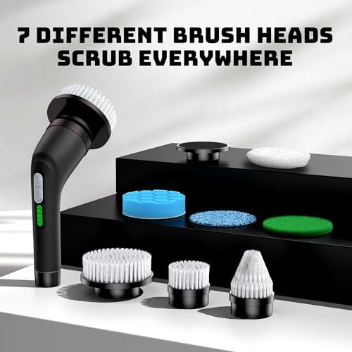 Electric Spin Scrubber for Bathroom: Shower Cleaner Brush - Image 6