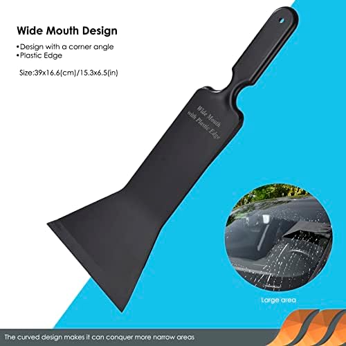 EHDIS Window Tint Bulldozer Squeegee Scrubber Paddle Squeegee, Long Handle Flat - Image 4