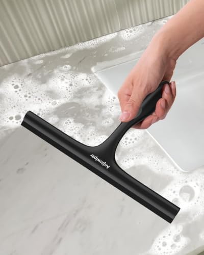 Silicone Shower Squeegee for Shower Glass Doors, 10 Inch - Image 4
