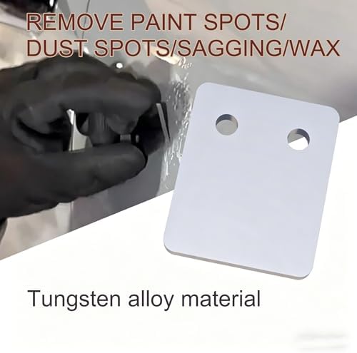 Carbide Tungsten Denibbing Tool， Paint Run Removal Tool，Car Paint Repair File - Image 3